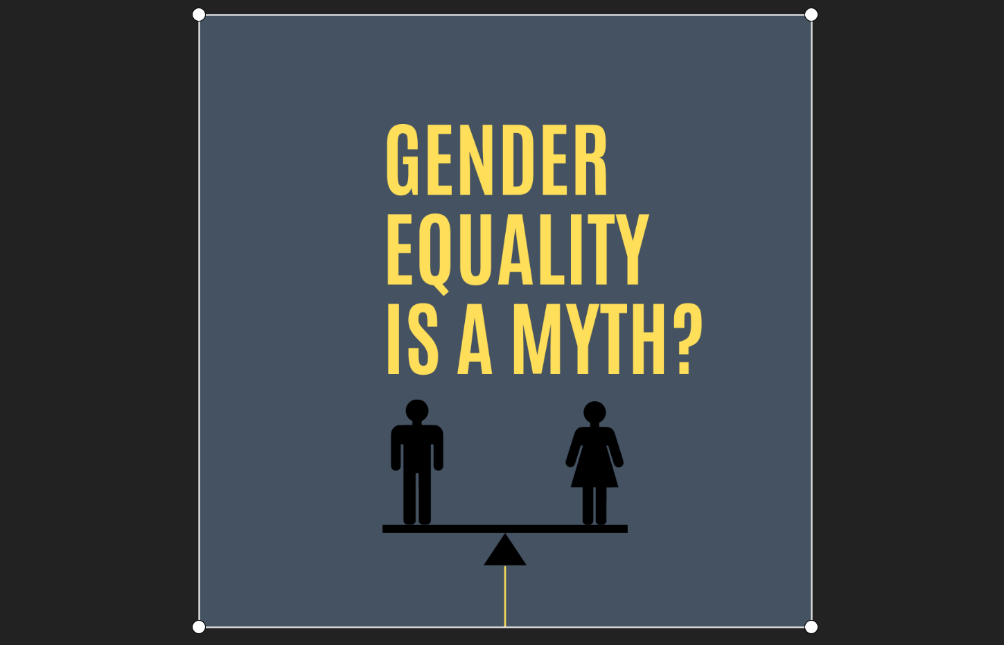 EQUALITY IS MYTH! – The WIMWIAN